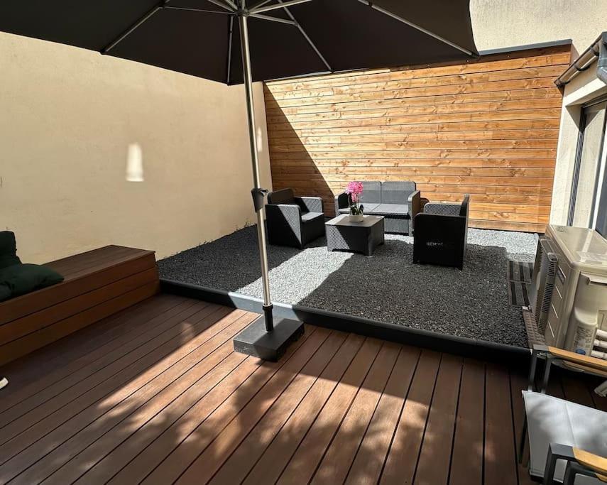 Le Briand Appartement 4Etoiles Nancy Thermal Cosy Avec Terrasse Wifi Kültér fotó